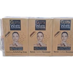6Gluta White Skin Brightening Clarifying Exfoliating Soap Glutathione 6.7oz