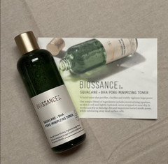 NIB 100% Authentic Biossance 2% BHA Pore Minimizing Toner + Squalane,4.0 oz