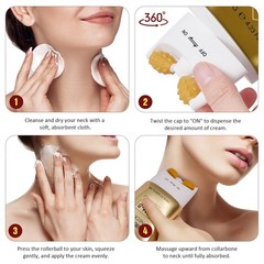 AH-8 Firming Neck Cream with Roller – Anti-Aging Moisturizer for Neck & Chest…