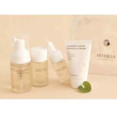 HEVEBLUE Salmon Caring Centella Special Travel Kit (4 pcs)