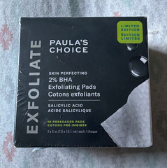 Paula&rsquo;s Choice Skin Perfecting 2% BHA Pads 10ct Exp 02/2027
