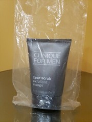 Clinique for men Face Scrub Exfoliant Visage Full Size Sealed Retail $29 New