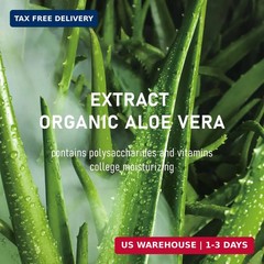 Organic Natural Pure Aloe Vera Gel Face, Non-Sticky Aloe Vera Gel That N