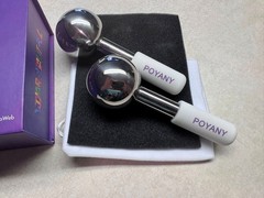 Poyany 360° Spin Edition Facial Ice Globes by MercattoWeb – Stainless Steel