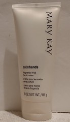 Mary Kay Satin Hands Hand Cream Fragrance Free Skin Moisturizes Hydrate 3 oz 85g