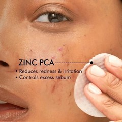 mCaffeine 2% Salicylic Acid Zinc PCA & Matcha Tea Clear Skin Acne Pads – 40N W98