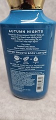 Bath & Body Works Autumn Nights Body Lotion Shea Butter 8oz READ