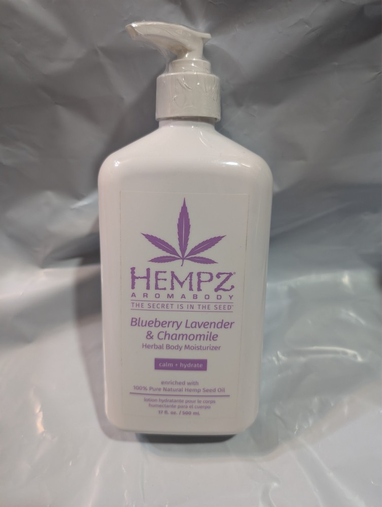 Blueberry Lavender Chamomile Herbal Body Moisturizer 17 Fl Oz Calming Lotion
