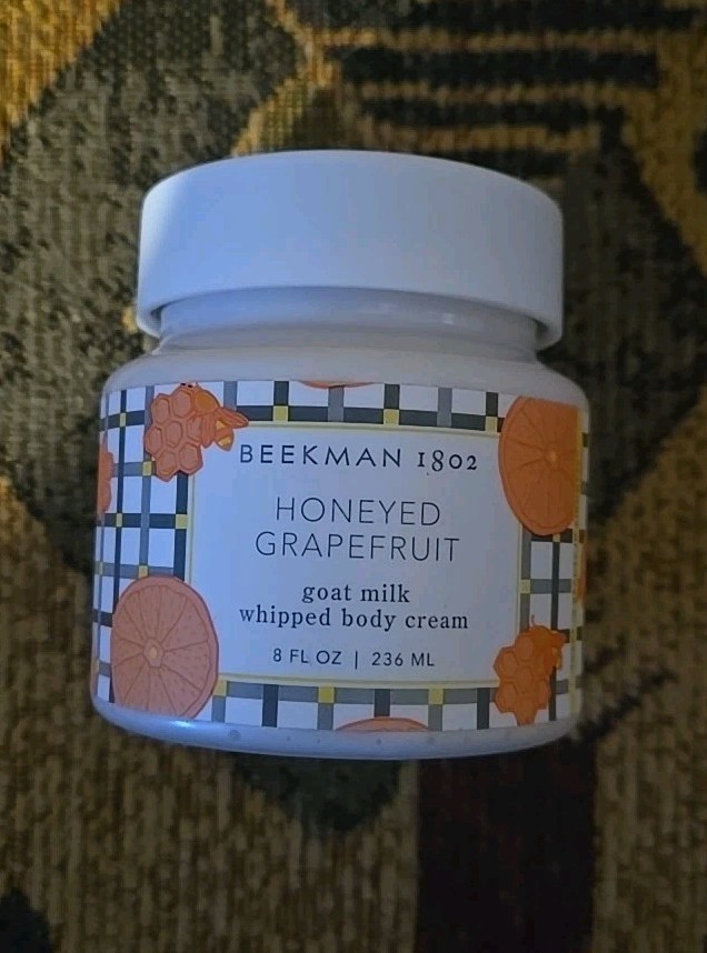 Beekman 1802 Honeyed Grapefruit Goat Milk Whipped Body Cream 8 fl oz
