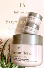 InfiniteAloe Everyday Hero Cream, Original Scent, 8oz Plus 2 Bonus 0.5 oz