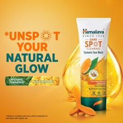 Himalaya Dark Spot Clearing Turmeric Face Wash | For glowing skin Unisex