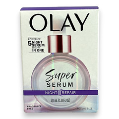 Olay Super Serum Night Repair Fragrance-Free 30ml/1.0fl.oz. New In Box