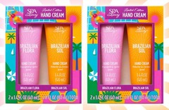 2 SPA Luxury Brazilian Flora & Sol Hand Cream Gift Sets 1.4 OZ