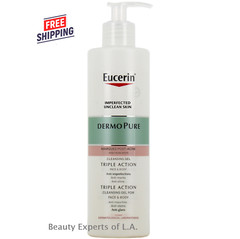 Eucerin DermoPure Oil Control Triple Effect Concentrated Cleansing Gel 400ml