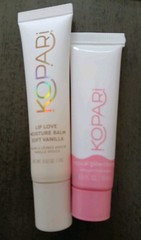 Kopari Lip Love Moisture Balm Soft Vanilla + Kopari Lip Glossy Coconut No Box