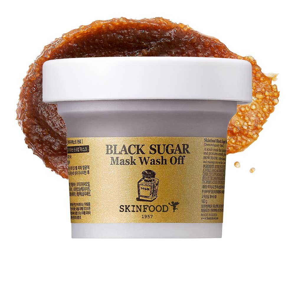 Skinfood Black Sugar Mask Wash Off 3.53 Ounce (Pack of 1),
