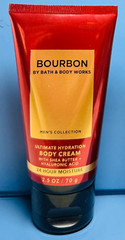 *NEW* MEN&rsquo;S BOURBON ~ TRAVEL BODY CREAM ~ Bath & Body Works ~ SHIPS FREE!