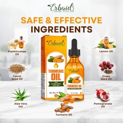 Turmeric Oil – Dark Spot Facial Serum for Face & Body – 1 Fl Oz (Pack of 1)
