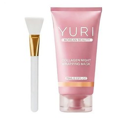 Yuri Korean Collagen Night Wrapping Mask 75ml Hydrating Sleeping Mask New In Box