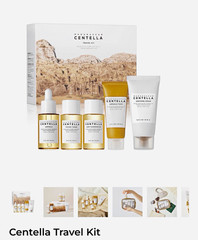 SKIN1004 Madagascar Centella Travel Skin Care Set w/ Ampoule, Toner, Cream