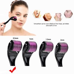 0.5mm Derma Roller Hair Regrowth Micro Needle Roller Beard Growth Anti Hair Loss