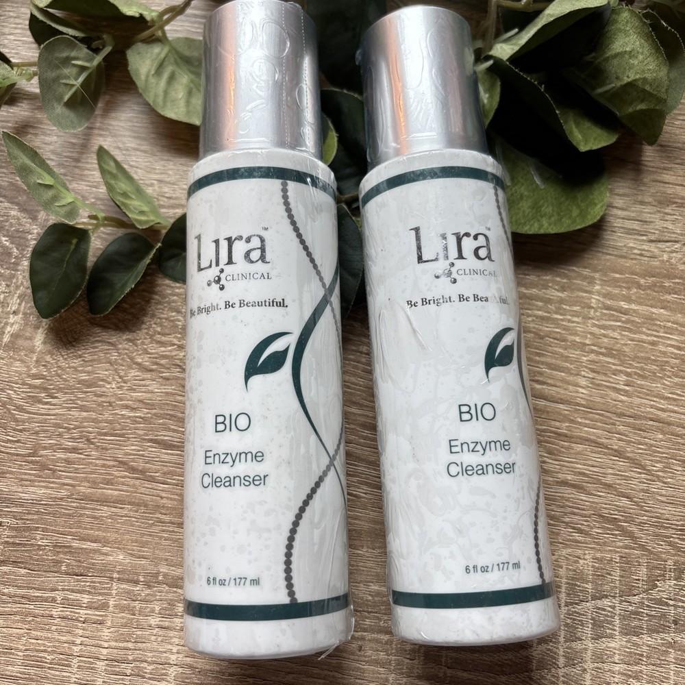 LOT OF 2 LIRA BIO ENZYME CLEANSER 6FL.OZ/177ML NEW