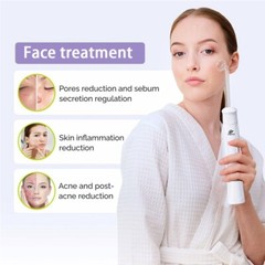 Professional Skin Therapy Wand-Portable High Frequency Facial Wand with 4 Tubes