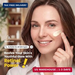 Retinol Cream for Face Anti Aging: Wrinkle Cream for Face Neck with Collagen Hya