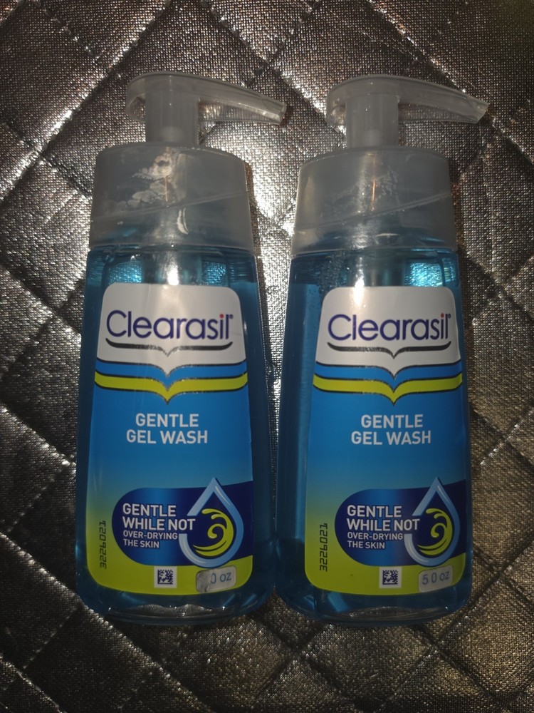 Clearasil Ultra Gentle Gel Wash 5 Fl Oz Lot Of 2