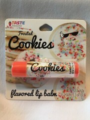 Qty 2 PACKAGES Taste Beauty FROSTED COOKIES Flavored Lip Balm NEW~Free Ship