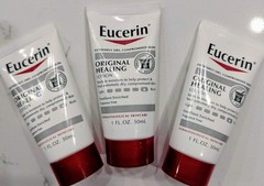 Eucerin Original Healing Lotion, Fragrance-Free 1 Oz, Lot Of 3 New FREE SHIPPING