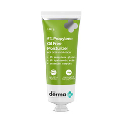 The Derma Co 5% Propylene Oil-Free Moisturizer for deep cleans skin 100 g