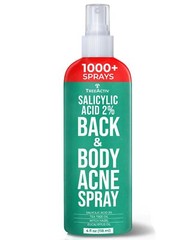TreeActiv Body Acne Treatment Spray Salicylic Acid Spray Back Acne Spray 4 fl oz