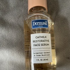 Dermasil Oatmilk Restorative Face Serum Fermented Oatmeal Snow Mushroom 1 fl oz