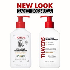 Thayers Milky Hydrating Face Cleanser with Snow 8 Fl Oz (Pack of 1), Clear