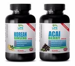 male libido enhancement – KOREAN GINSENG – ACAI BERRY COMBO 2B – red ginseng li