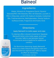 (Pack of 3) Balneol Hygienic Cleansing Lotion Soothing Relief, 3 Ounce Bottle