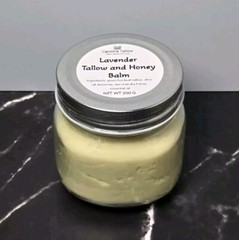 Lavender- Tallow and Honey Balm (100% grass-fed), 8oz Jar (200g)