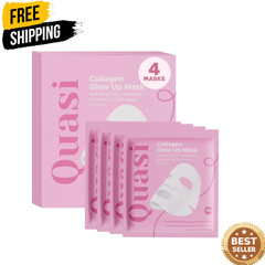 Quasi-Collagen Glow Up Mask | Hydrating & Firming Facial Mask – 4 pcs/box