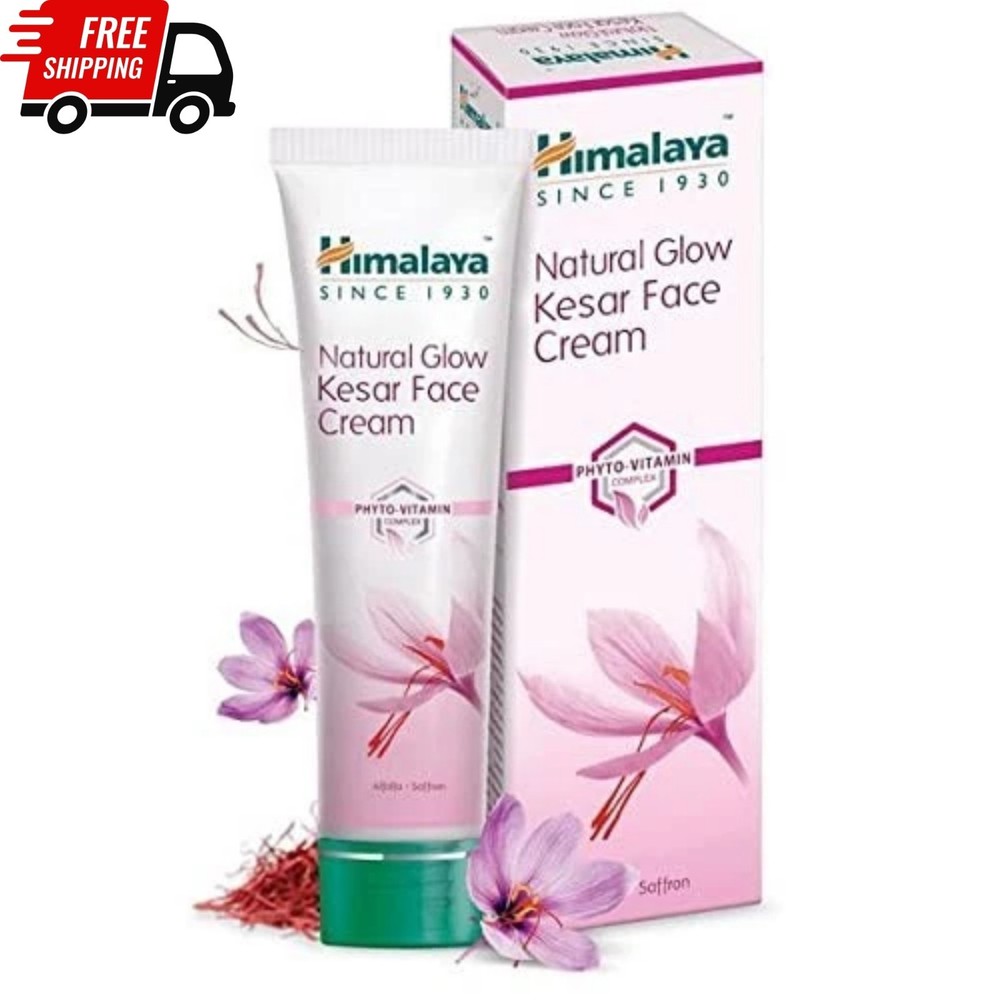 Himalaya Natural Glow Kesar Face Cream Hydrating Daily Care 50g