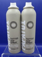 2 Pack Papatui Tattoo 360 Degree Spray Unscented Enhancing Vitamin E + Jojoba