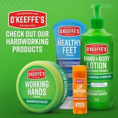 O&rsquo;Keeffe&rsquo;s Working Hands Hand Cream for Extreme Dryness – 6.8 oz Value Size J…