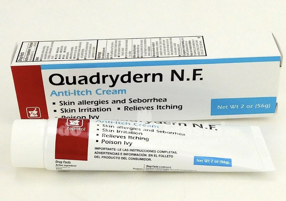 QUADRYDERN N.F CREAM SKIN ALLERGIES AND IRRITATION 2 OZ