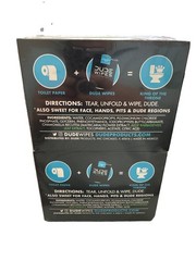 DUDE Wipes On-The-Go Unscented Travel Wipes – 60 Count (Individually Wrapped) –
