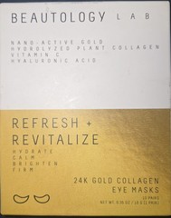 BEAUTOLOGY LAB • 24K Gold Collagen Eye Masks w/ Vitamin C (10 Pairs) Exp-11/2026