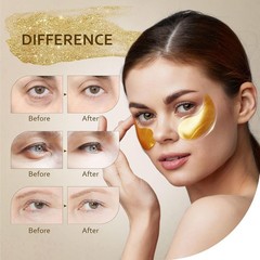 Taimand under Eye Patches (30 Pairs), 24K Gold under Eye Mask for Puffy Eyes, Da