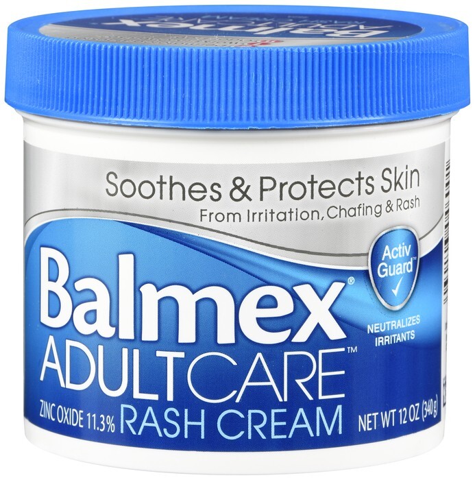 Balmex Adult Advantage Zinc Oxide 11.3% B Protected Skin Relief Cream 12 OZ