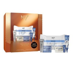 No7 Lift & Luminate Skincare Set Day Night Cream SPF 30 Eye Serum Wipes