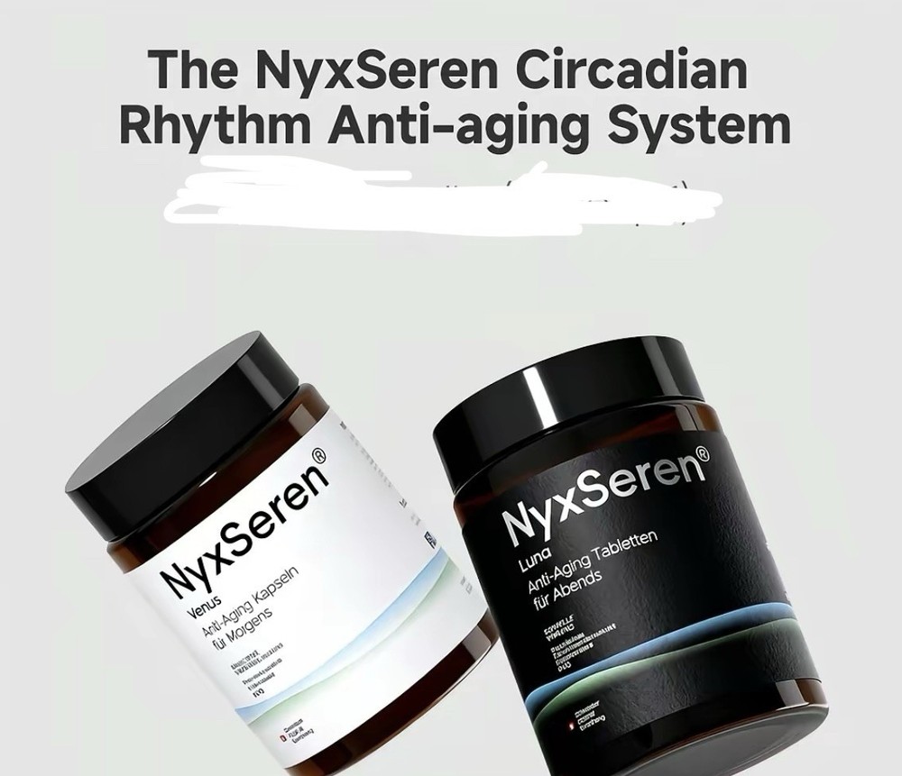 NyxSeren Circadian Rhythm Anti-aging |End “Tired & Wired”cicle |Am and Pm