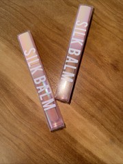 HUDA BEAUTY Silk Balm Hydra Plumping Lip Balm in BLUSH Full Size Set Of 2!